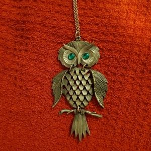 Vintage Owl Pendant - image 1